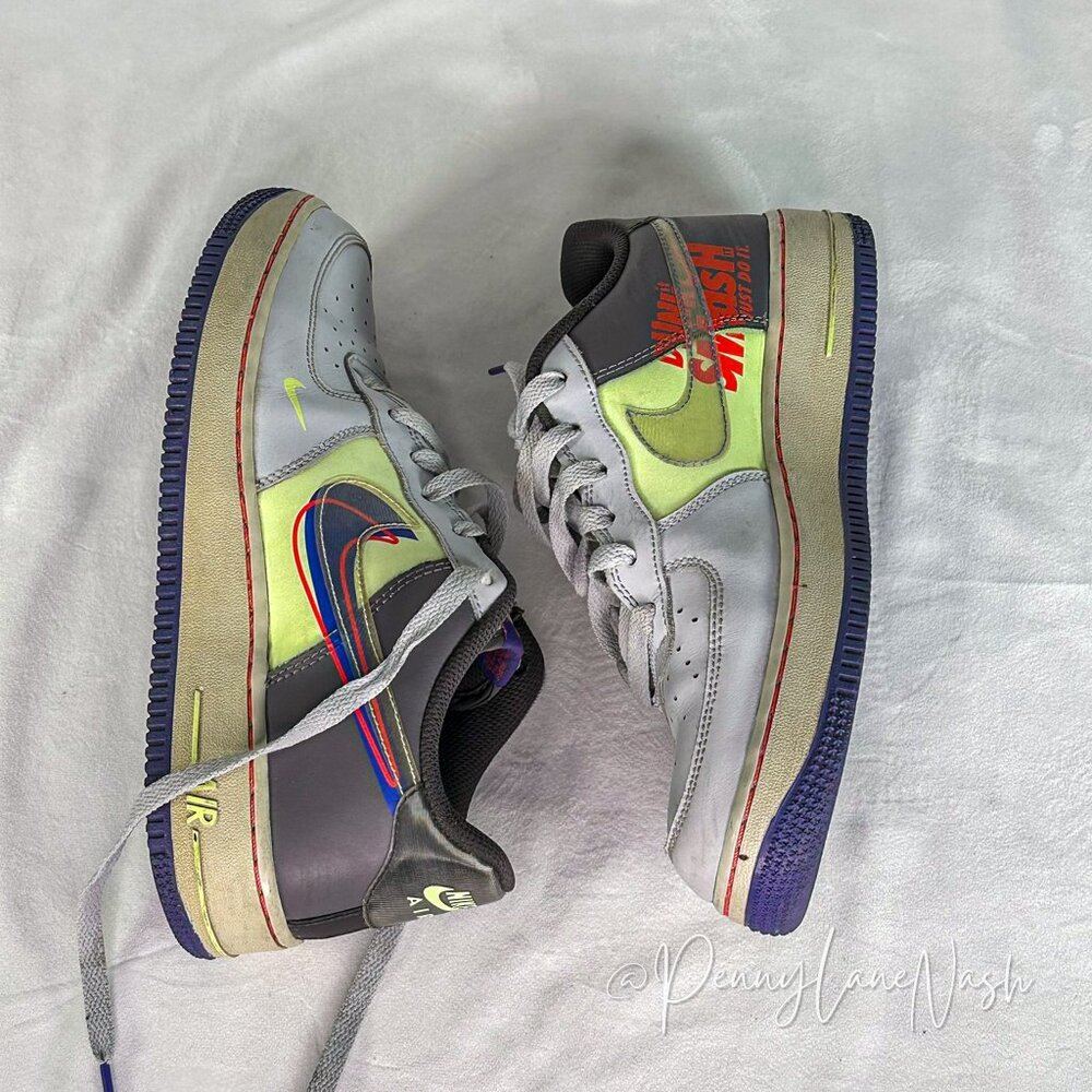 Nike Air Force 1 Low Dunk It (GS) Size 7Y- CT1628-001 - Picture 13 of 13